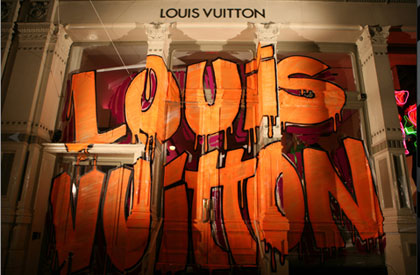 Louis Vuitton Shop Front in NYC