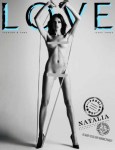 supermodel natalia vodianova nude on the cover of love magazine