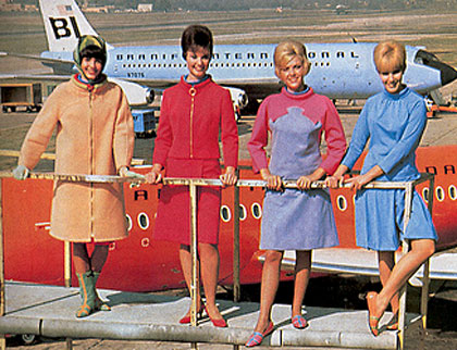 Virgin Blue inspired by the vintage Pucci airline uniform