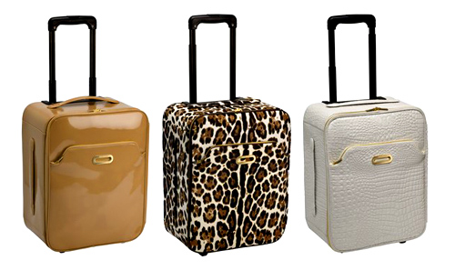 Whether you choose Terence in nude patent, leopard printed pony or white mock croc, these bags will ensure you travel in style