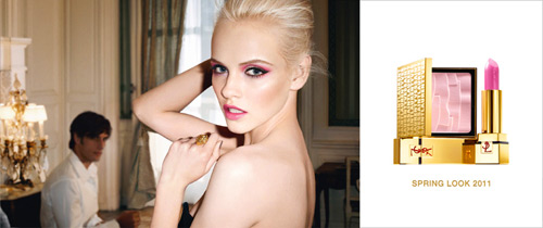 Ginta Lapina - the face of YSL Beauté Spring 2011 Ginta Lapina - the face of YSL Beauté Spring 2011