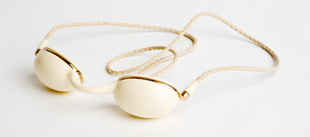 TF Tanning Goggles in Ivory