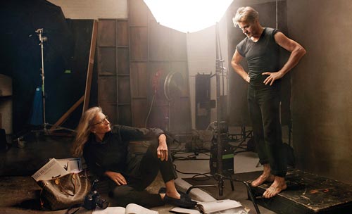 Annie Leibovitz and Mikhail Baryshnikov Annie Leibovitz and Mikhail Baryshnikov