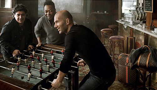 Diego Maradona, Pelé and Zinedine Zidane Diego Maradona, Pelé and Zinedine Zidane