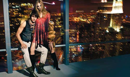 Heidi Mount and Michael Gstoettner for Bally