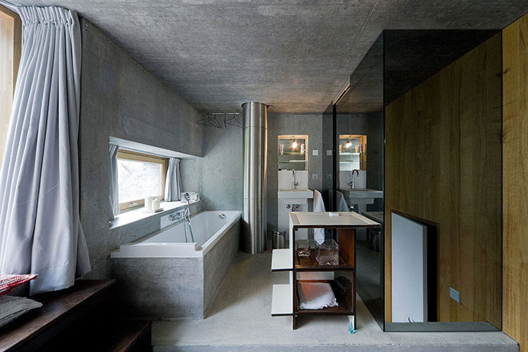 Haute-Today-Villa-Vals-Bathroom villa vals bathroom