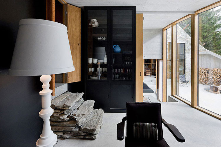 Haute-Today-Villa-Vals-Interior villa vals interior design