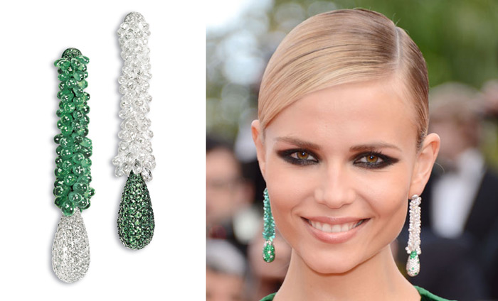 Haute-Today-Cannes-2012-Natasha-Poly-DeGrisogono De Grisogono Earrings