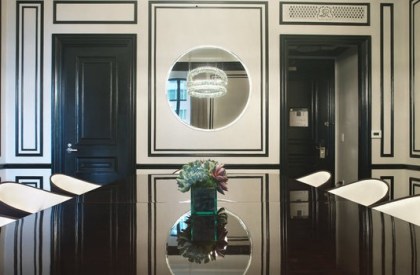 Bentley Suite dining table at st regis hotel in new york city