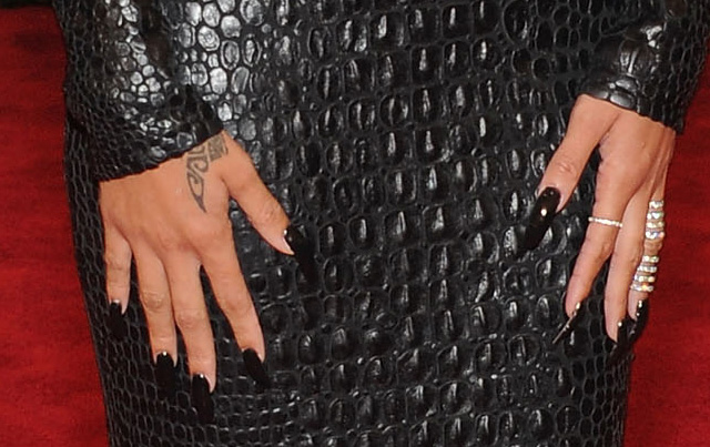 Detail of Rihanna's Dress