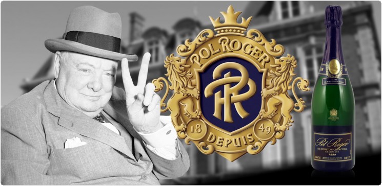 churchill winston for pol roger champagne