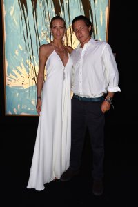 Chic couple Heidi Klum and Vito Schnabel at Leonardo DiCaprio Foundation Gala in St. Tropez