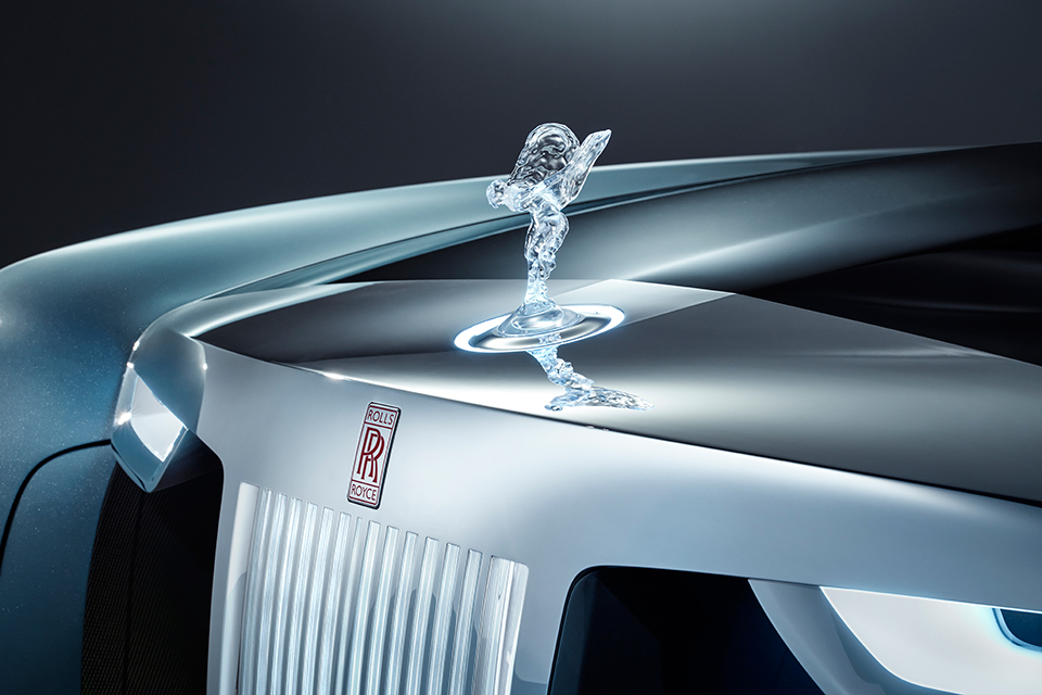 rolls-royce symbol in silver