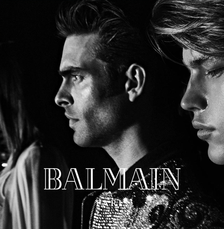 Balmain-Fall-2016-Campaign-Jon-Kortajarena-Jordan-Barrett