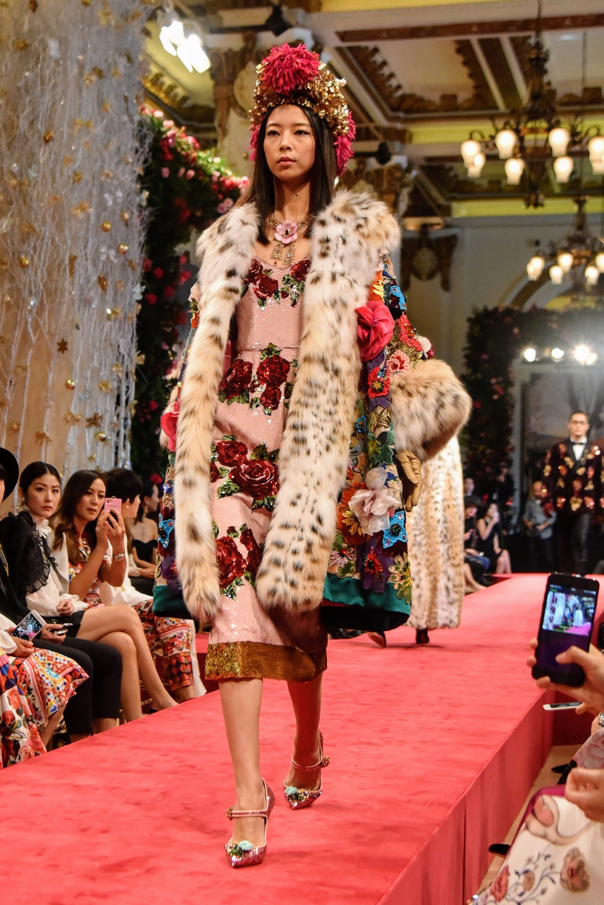 Dolce & Gabbana natural fur