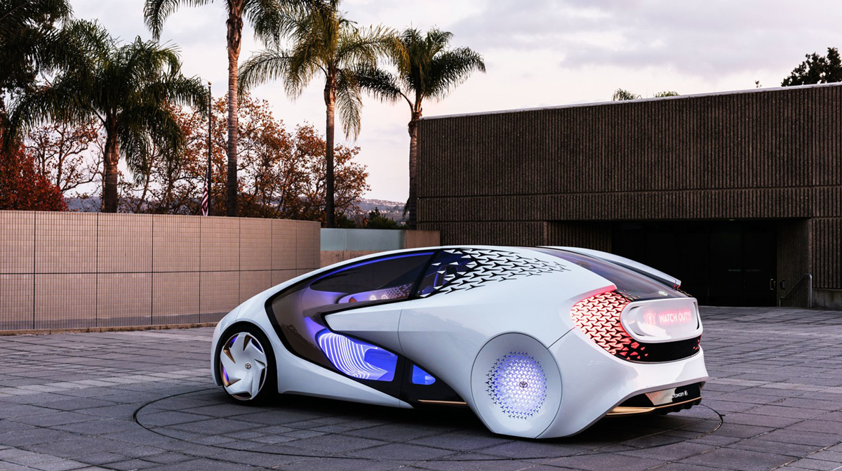 toyota concept-i ai futuristic car