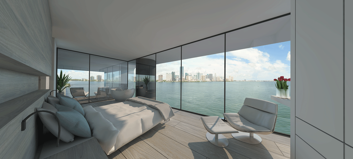 floating house bedroom