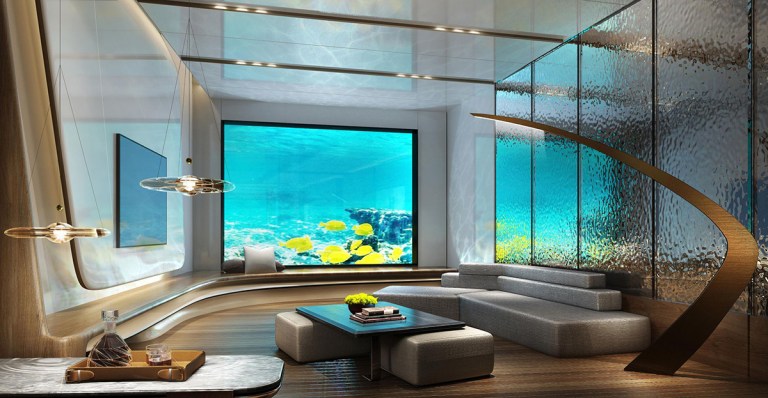 Intercontinental-Shanghai-quarry-underground-hotel-room-aquarium