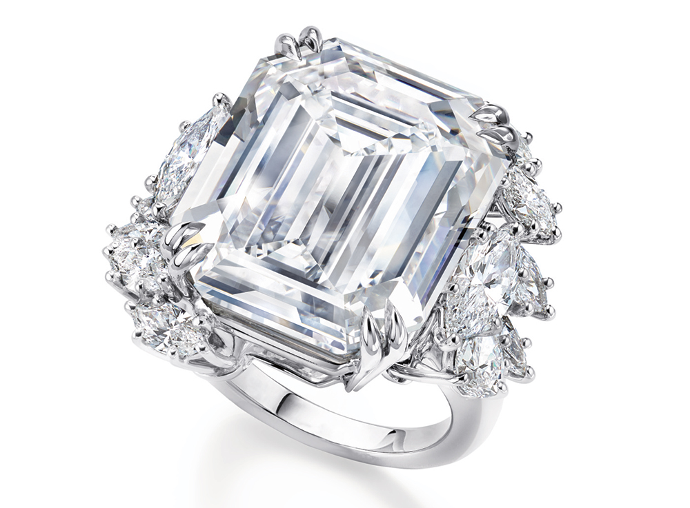 Harry Winston huge diamond ring