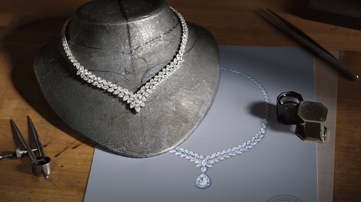 Harry Winston diamond necklace
