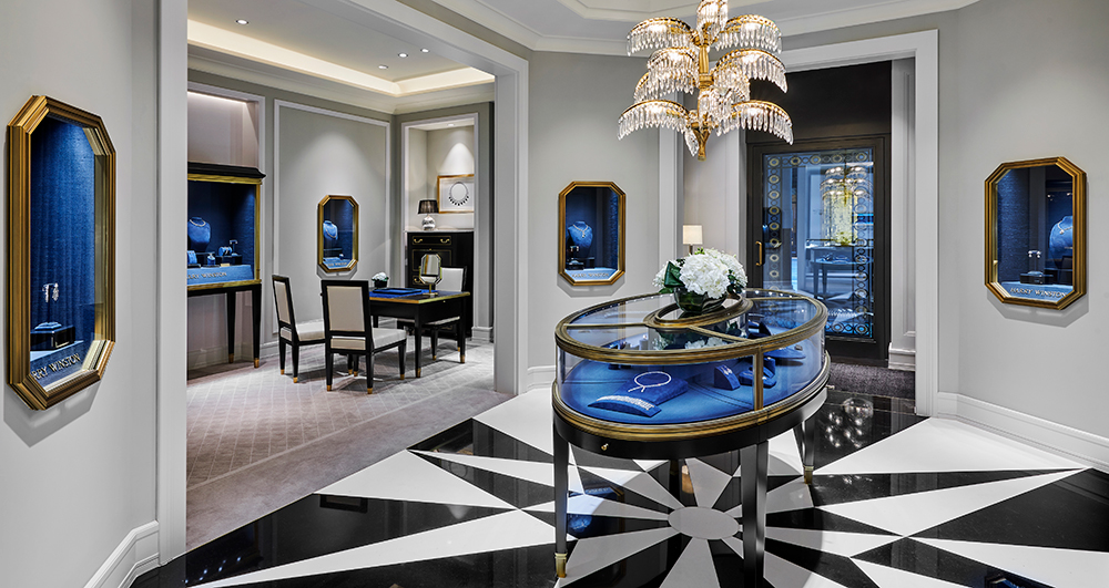 Harry Winston interior of the store