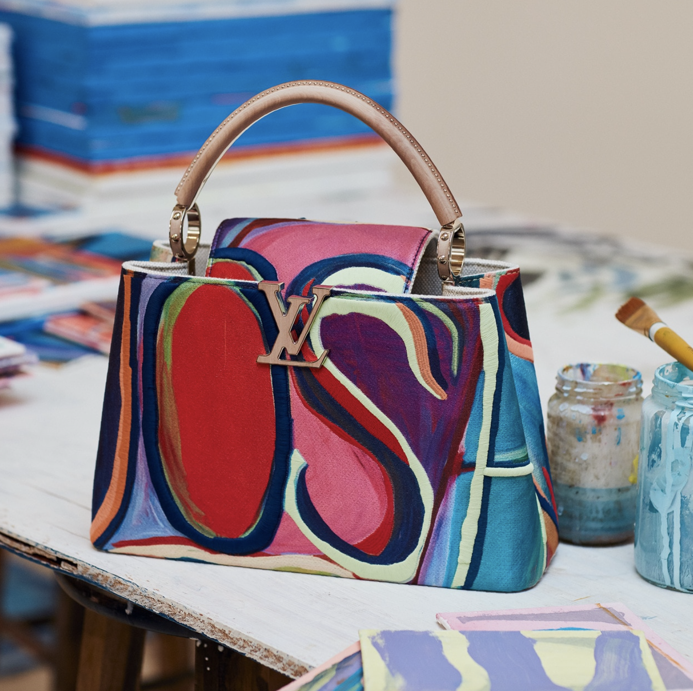 Louis Vuitton artistic bag