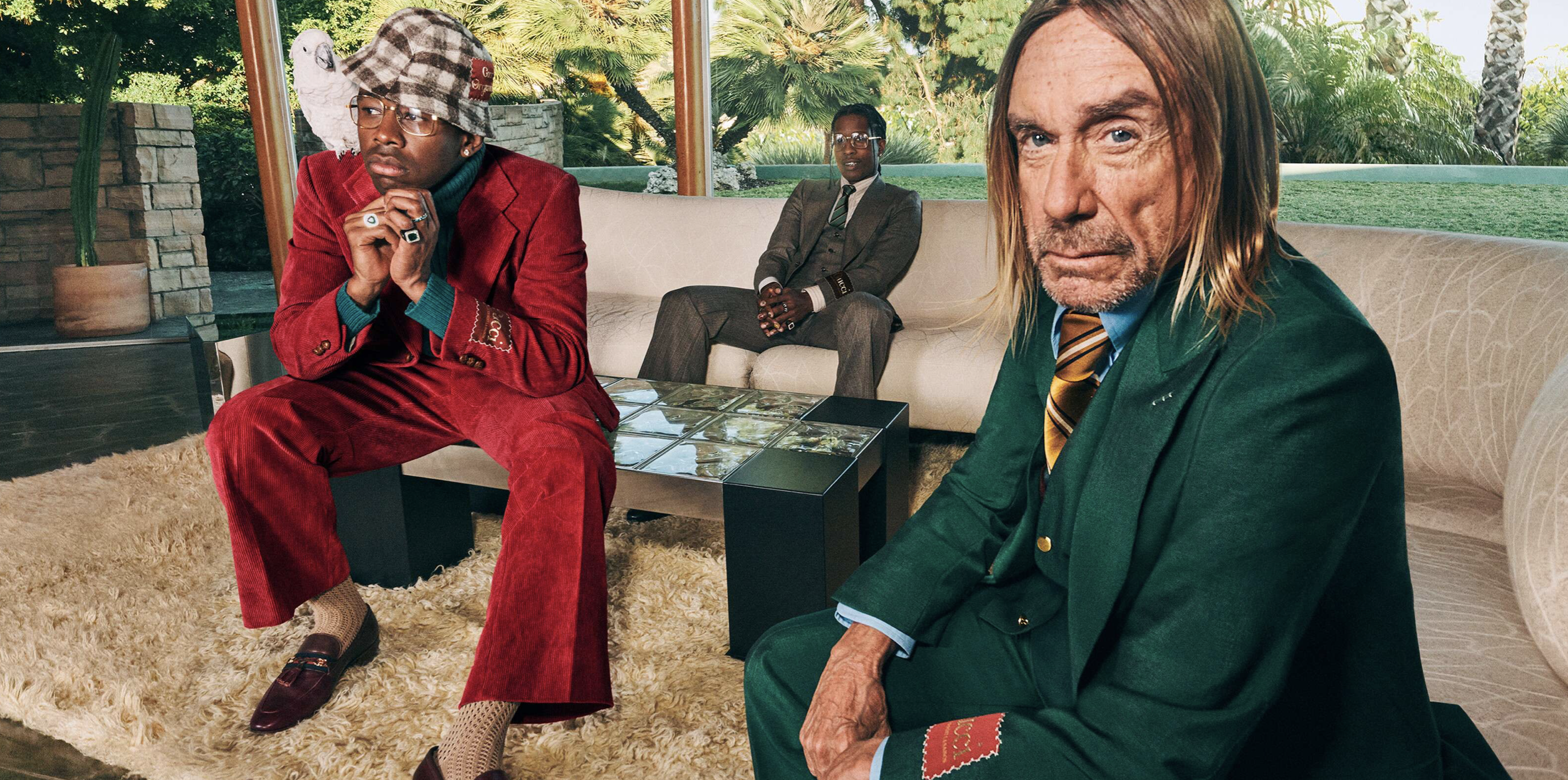Gucci men's campaign photoshoot
