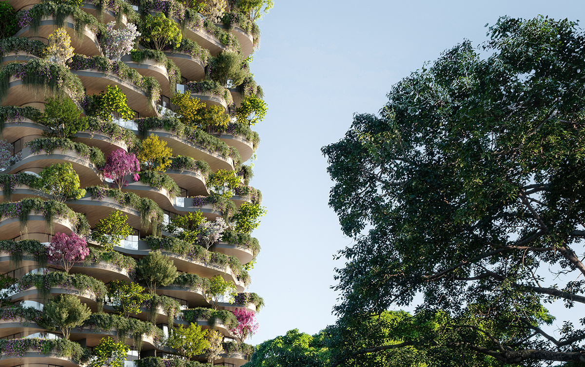 The Urban Forest balconies
