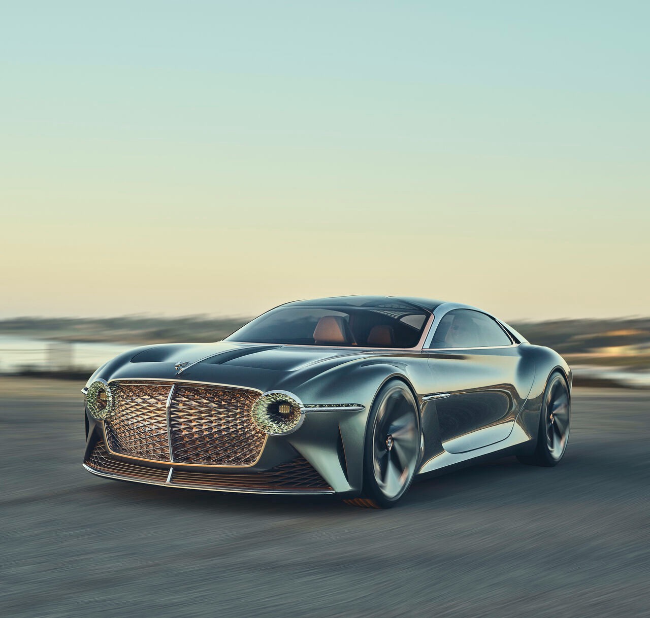 bentley electric car front