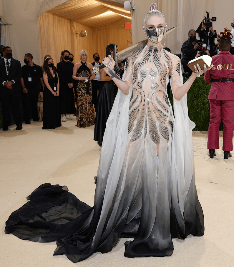 Grimes at the Met Gala