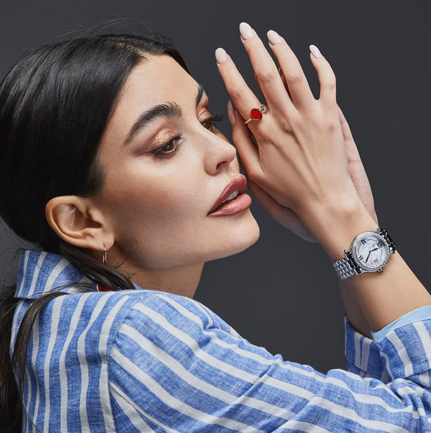 Miriam Abadi wearing chopard watch