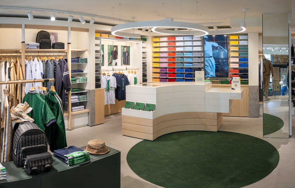 Lacoste Monaco store interior design