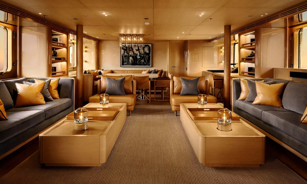 RH THREE luxury yacht interior