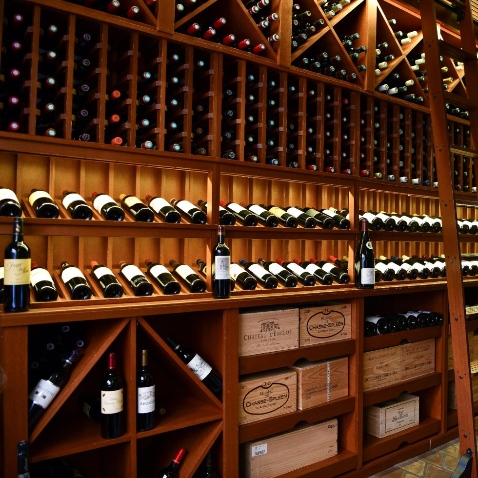 inside Salon GCM Monaco largest wine cellar