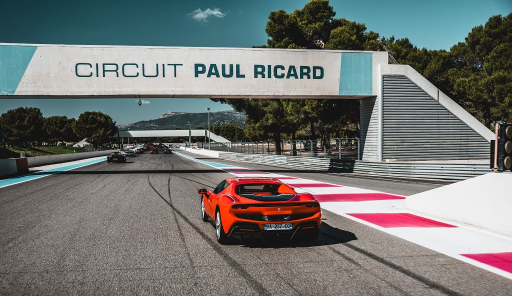 Ferrari racing at Paul Ricard Experience circuit