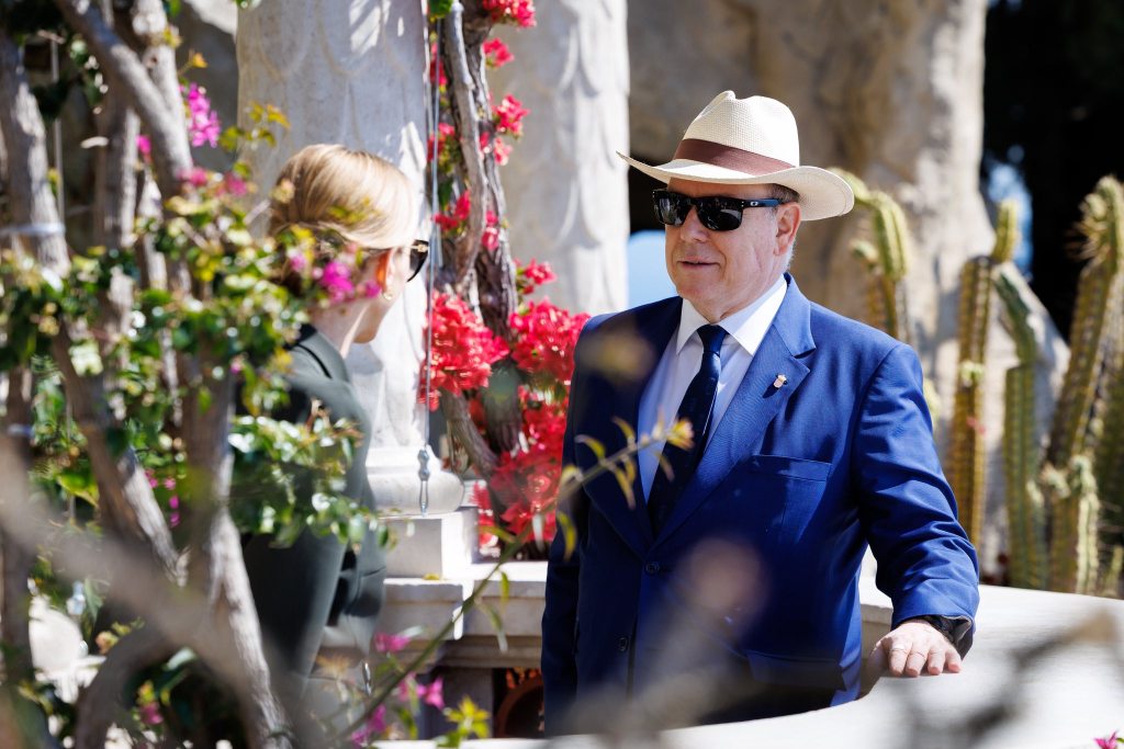 His Serene Highness Prince Albert II of Monaco at the Exotic Gardens