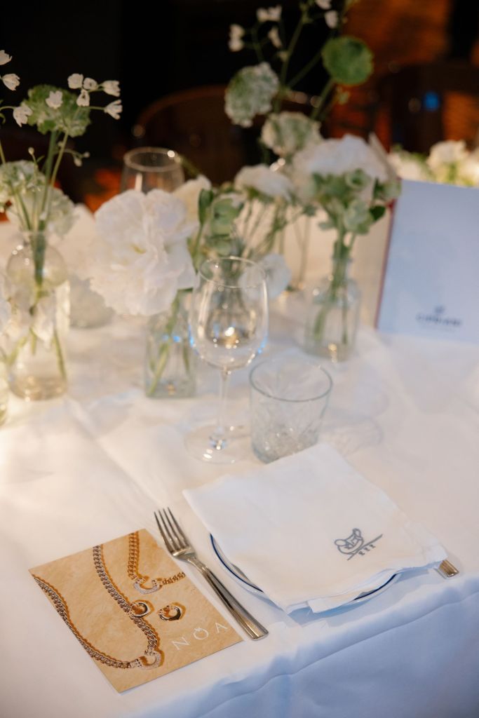 NOA fine jewellery dining table at cipriani monte-carlo