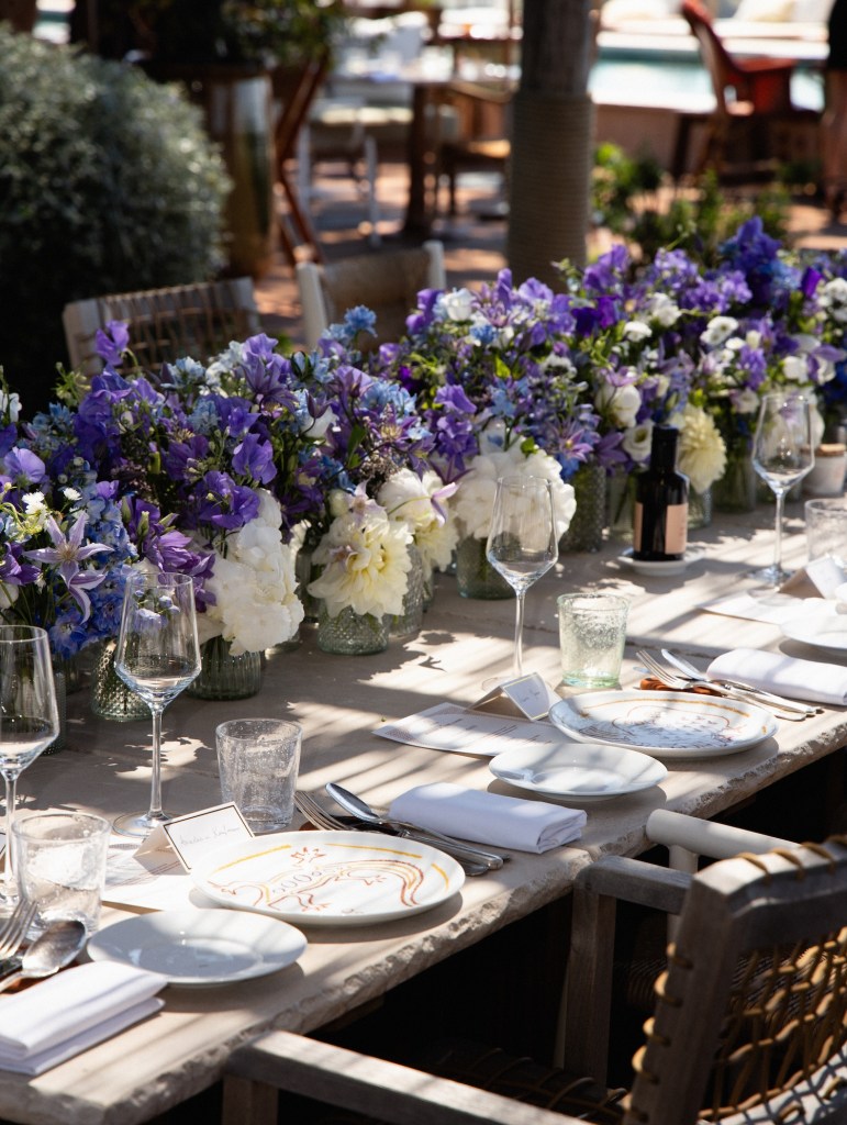 Ziya Shari press table at the Lily of the Valley in St Tropez