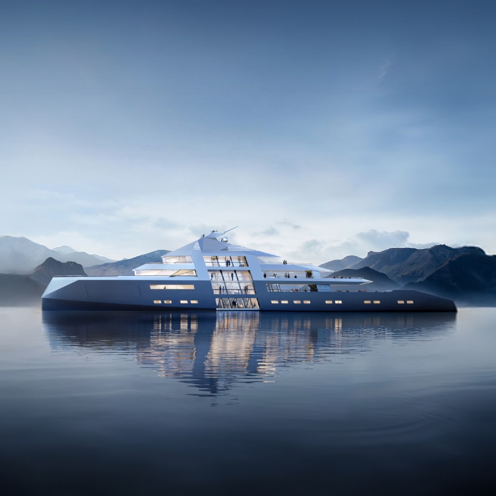 Superyacht concept Outlier I by Foster and Parters