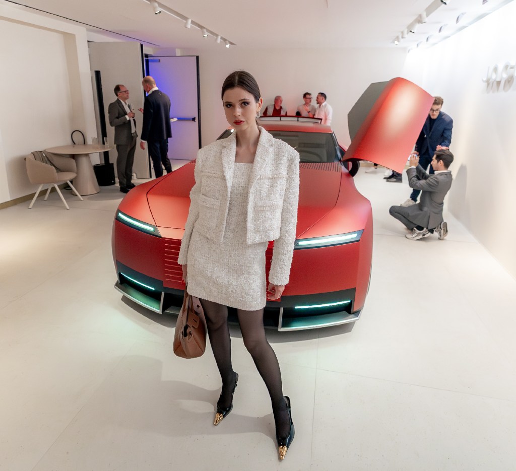 Haute Today correspondent at the Jaguar Type 00 presentation in Monaco