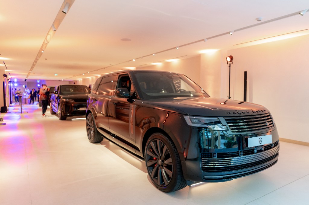 Range Rover SUV in Monaco showroom