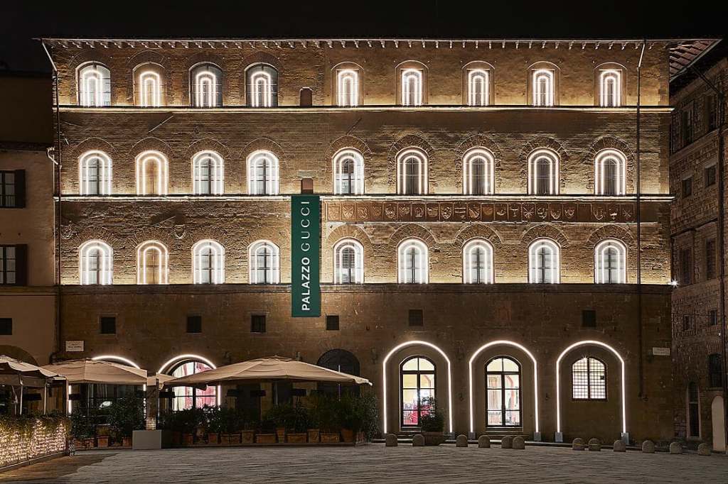 Palazzo Gucci exterior in Italy