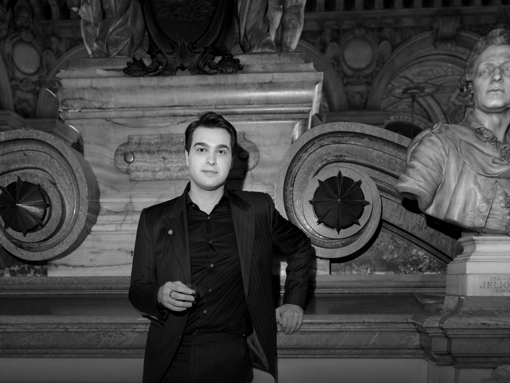 armen pogossian in paris at the opera garnier presenting his royal brandy