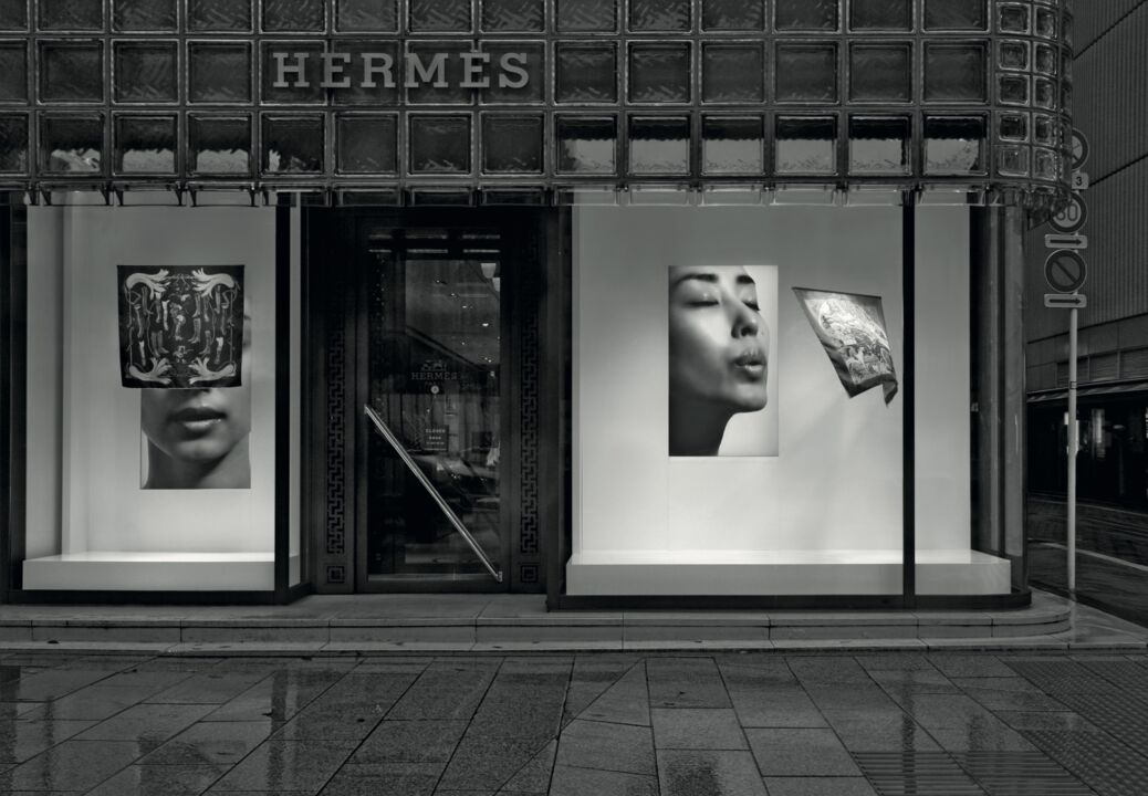 Tokujin Yoshioka for Hermes retail window design