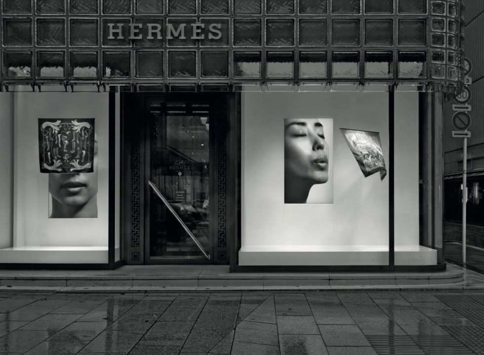 Tokujin Yoshioka for Hermes retail window design