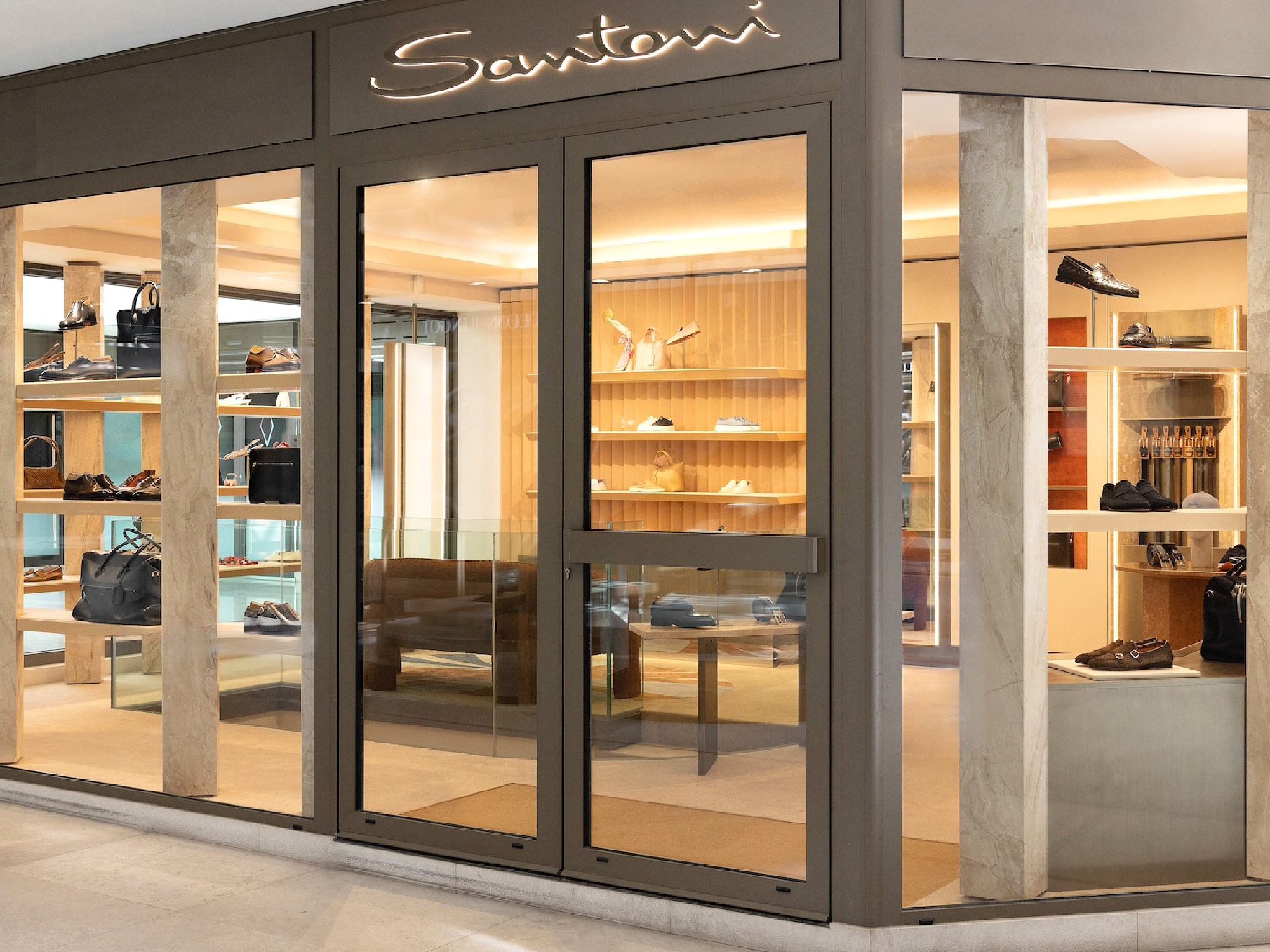 santoni shop exterior entrance