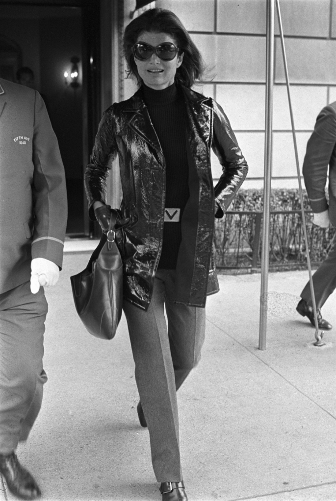 Jacky Onassis wearing Valentino