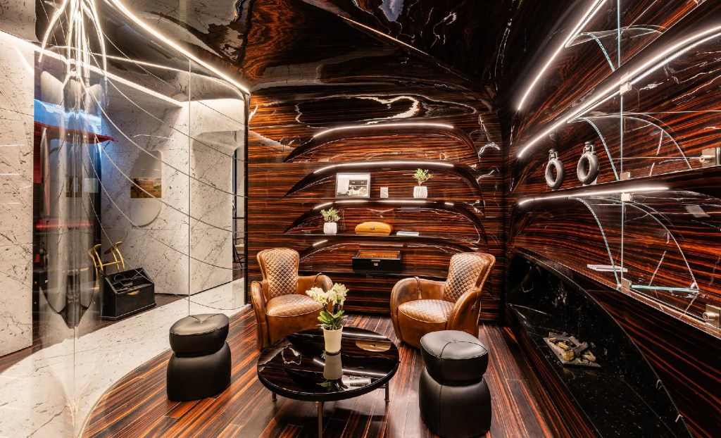 Designer cigar room