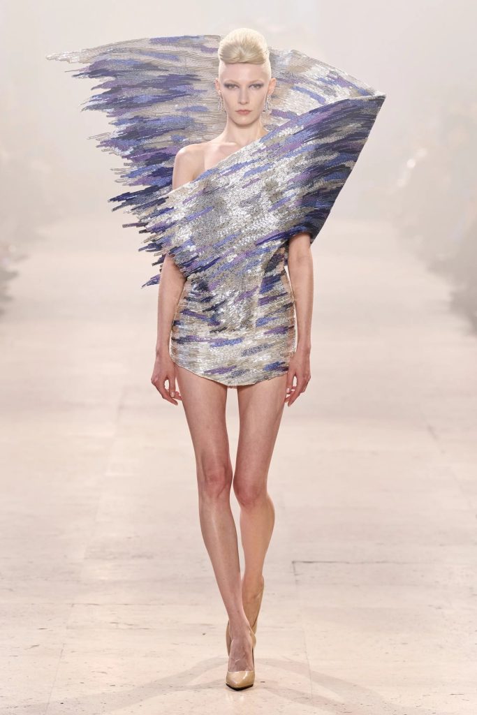 rahul mishra alchemy haute couture structre" wind mini dress