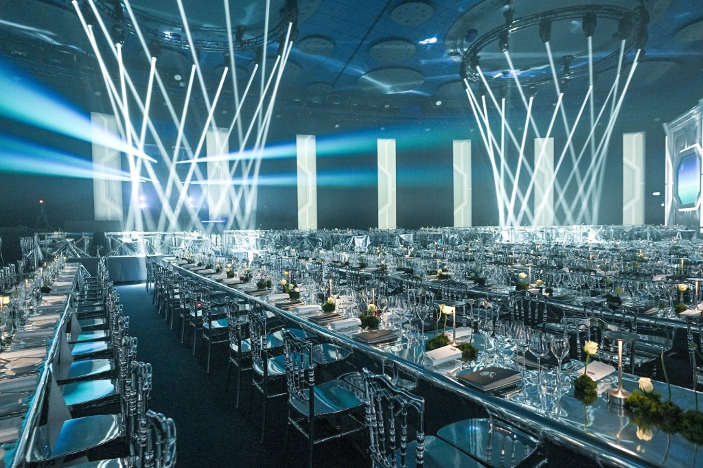 Rose Ball Monaco gala event design by Christian Louboutin